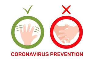 houd afstand pictogram in vlakke stijl geïsoleerd op een witte achtergrond. coronavirus epidemische beschermende uitrusting. preventieconcept. vectorillustratie. vector