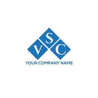 VSC brief logo ontwerp op witte achtergrond. vsc creatieve initialen brief logo concept. vsc brief ontwerp. vector