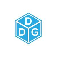 ddg brief logo ontwerp op zwarte achtergrond. ddg creatieve initialen brief logo concept. ddg brief ontwerp. vector