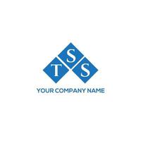 TS brief logo ontwerp op witte achtergrond. tss creatieve initialen brief logo concept. tss-briefontwerp. vector