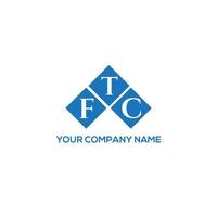 ftc creatieve initialen brief logo concept. ftc brief design.ftc brief logo ontwerp op witte achtergrond. ftc creatieve initialen brief logo concept. ftc-briefontwerp. vector