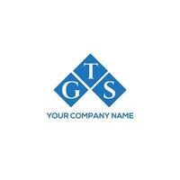 gts creatieve initialen brief logo concept. gts brief design.gts brief logo ontwerp op witte achtergrond. gts creatieve initialen brief logo concept. gts-briefontwerp. vector