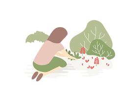 Vector Illustratie Tuin