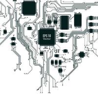 abstracte elektronische achtergrond vector