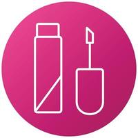 lipgloss pictogramstijl vector