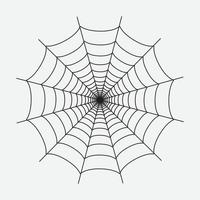 spinnenweb voor halloween net, val. patroon vector illustratie