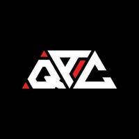 qac driehoek brief logo ontwerp met driehoekige vorm. qac driehoek logo ontwerp monogram. qac driehoek vector logo sjabloon met rode kleur. qac driehoekig logo eenvoudig, elegant en luxueus logo. qac
