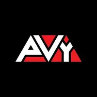 pvy driehoek brief logo ontwerp met driehoekige vorm. pvy driehoek logo ontwerp monogram. pvy driehoek vector logo sjabloon met rode kleur. pvy driehoekig logo eenvoudig, elegant en luxueus logo. pvy