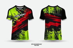 futuristisch jerseyontwerp geschikt voor sport, racen, voetbal en esports vector. vector