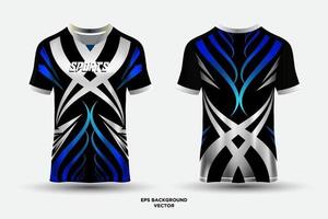 futuristisch jersey-ontwerp geschikt voor sport, racen, voetbal, gaming en esports vector