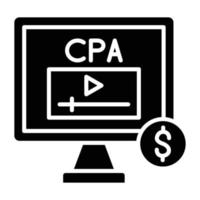 cpa-pictogramstijl vector