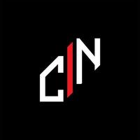 cn letter logo creatief ontwerp met vectorafbeelding vector