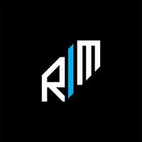 rm letter logo creatief ontwerp met vectorafbeelding vector