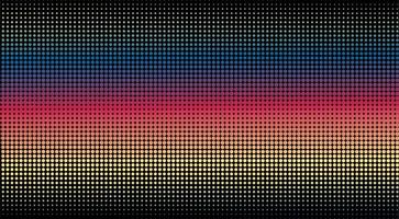 kleurrijke halftone achtergrond ontwerpsjabloon, popart, abstracte stippen patroon illustratie, regenboog gradatie behang, moderne textuur element, felle neon kleur voor de kleurovergang, eps 10 bestand vector project