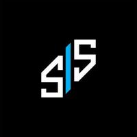ss letter logo creatief ontwerp met vectorafbeelding vector