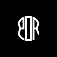 pda brief logo abstract creatief ontwerp. pda uniek ontwerp vector