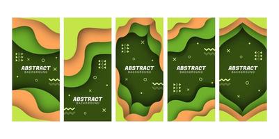 kleurrijke abstracte vloeiende geometrische gradiëntachtergrond vector