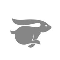 konijn dier logo of icoon vector