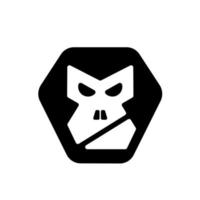 gorilla's logo pictogram symbool vector grafisch ontwerp