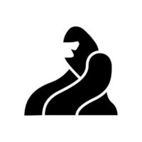 gorilla's logo pictogram symbool vector grafisch ontwerp