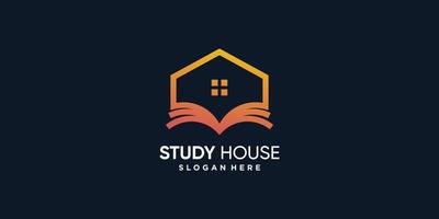 logo voor studie met modern creatief element concept premium vectordeel 12 vector