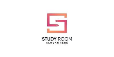 logo voor studie met modern creatief element concept premium vector deel 9