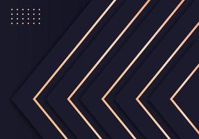 abstracte glanzende gouden lijnen diagonaal geometrisch overlappen luxe donkere marine paarse achtergrond met kopie ruimte voor tekst vector