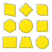 citaat vak frame op witte achtergrond vector