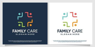 medisch logo met modern creatief element premium vectordeel 1. vector