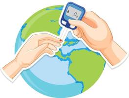 bloedglucosemeter vector