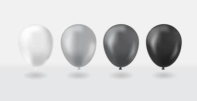 realistische feestballonnen set vector