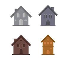 aantal huizen vector