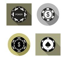 poker pictogramserie vector