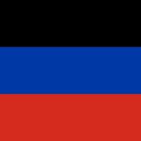Dontsk Republiek vlag, officiële kleuren. vectorillustratie. vector