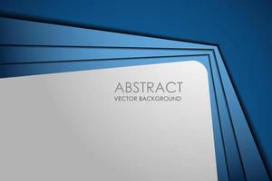 abstracte blauwe witte pijl en tekstontwerpachtergrond vector
