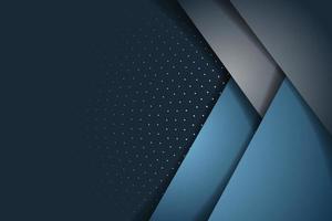 abstracte blauwe marine driehoek overlap met tekst achtergrond vector