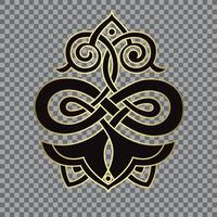 damast vintage barokke scroll ornament swirl. Victoriaanse monogram heraldische schild swirl.retro bloemen blad patroon grens gebladerte antieke acanthus kalligrafie gegraveerde tatoeage. tegel decor element vector