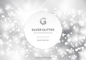 Gratis Silver Glitter Vector Achtergrond