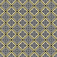 geel naadloos geometrisch etnisch patroon vector