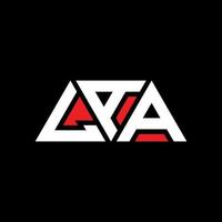 laa driehoek brief logo ontwerp met driehoekige vorm. laa driehoek logo ontwerp monogram. laa driehoek vector logo sjabloon met rode kleur. laa driehoekig logo eenvoudig, elegant en luxueus logo. laa