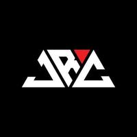 jrc driehoek brief logo ontwerp met driehoekige vorm. jrc driehoek logo ontwerp monogram. jrc driehoek vector logo sjabloon met rode kleur. jrc driehoekig logo eenvoudig, elegant en luxueus logo. jrc