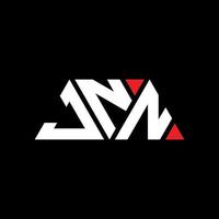 jnn driehoek brief logo ontwerp met driehoekige vorm. jnn driehoek logo ontwerp monogram. jnn driehoek vector logo sjabloon met rode kleur. jnn driehoekig logo eenvoudig, elegant en luxueus logo. jnn