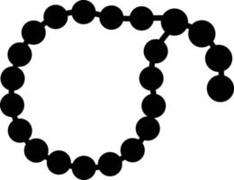 tasbih glyph-pictogram vector