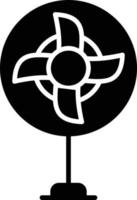 fan glyph icoon vector