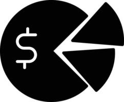 cirkeldiagram glyph-pictogram vector