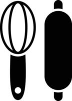 baker tools glyph icon vector