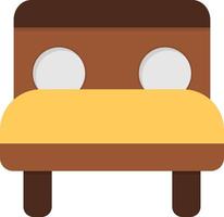 bed plat pictogram vector