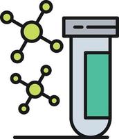 chemielijn gevuld vector