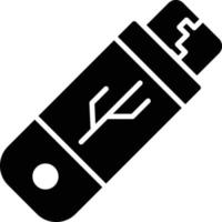 usb glyph-pictogram vector