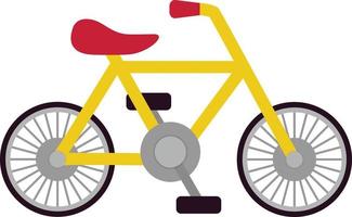 fiets plat icoon vector